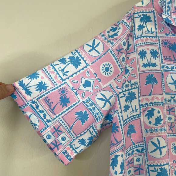 Sigrid Olsen Womens Coastal Beachy Travel Pajama Shorts 2 PC Set L Vacation - Picture 6 of 13